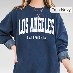 Los Angeles Sweatshirt | Vintage LA California Crewneck | Gift for West Coast Lovers and LA Fans | Comfort Colors Sweatshirt