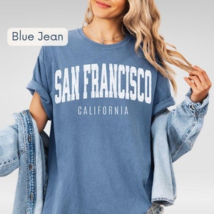 San Francisco Shirt | San Francisco California T-Shirt | Bay AreaTee | Vintage San Francisco Tshirt | Comfort Colors