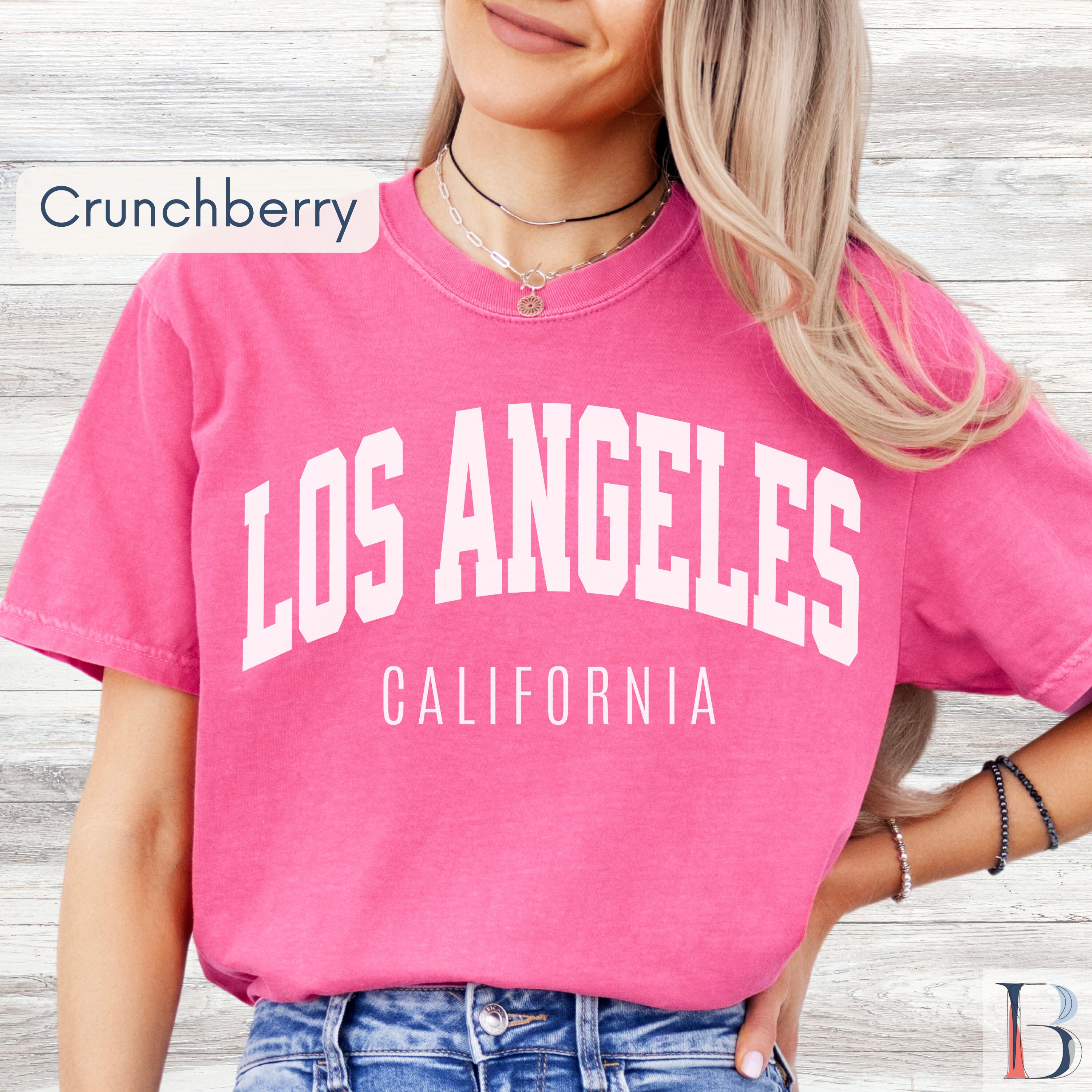 Los Angeles T-shirt, West Coast Comfort Colors Unisex Shirt, Vintage LA ...