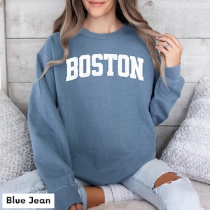 Boston-Sweatshirt | Vintage Boston Pullover | Massachuss Pride | Boston Stark | Klassisches Boston Hemd | Boston Massachusetts T-Shirt