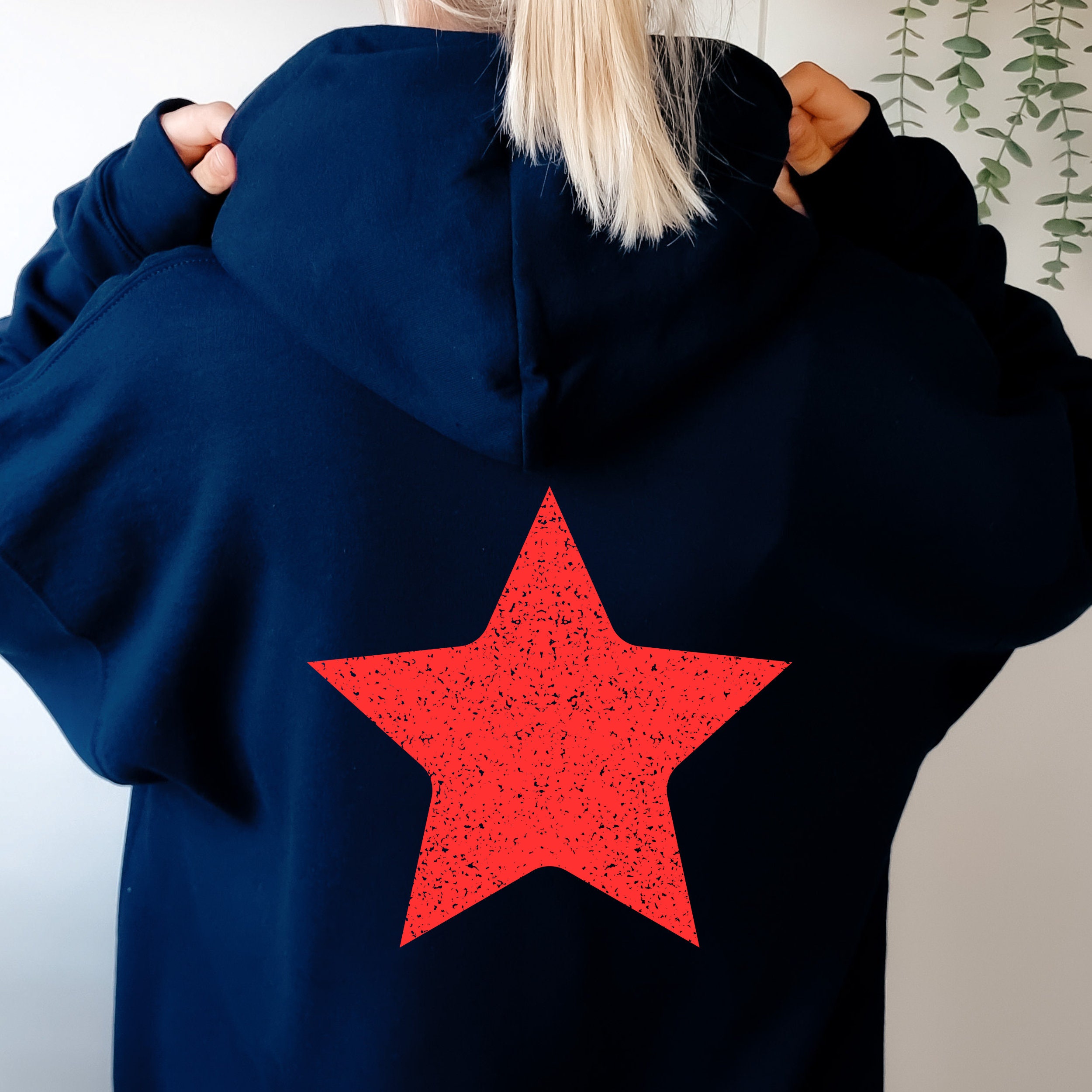 Stylish Distressed Star Hoodie Stellar Comfort for Everyday Etsy