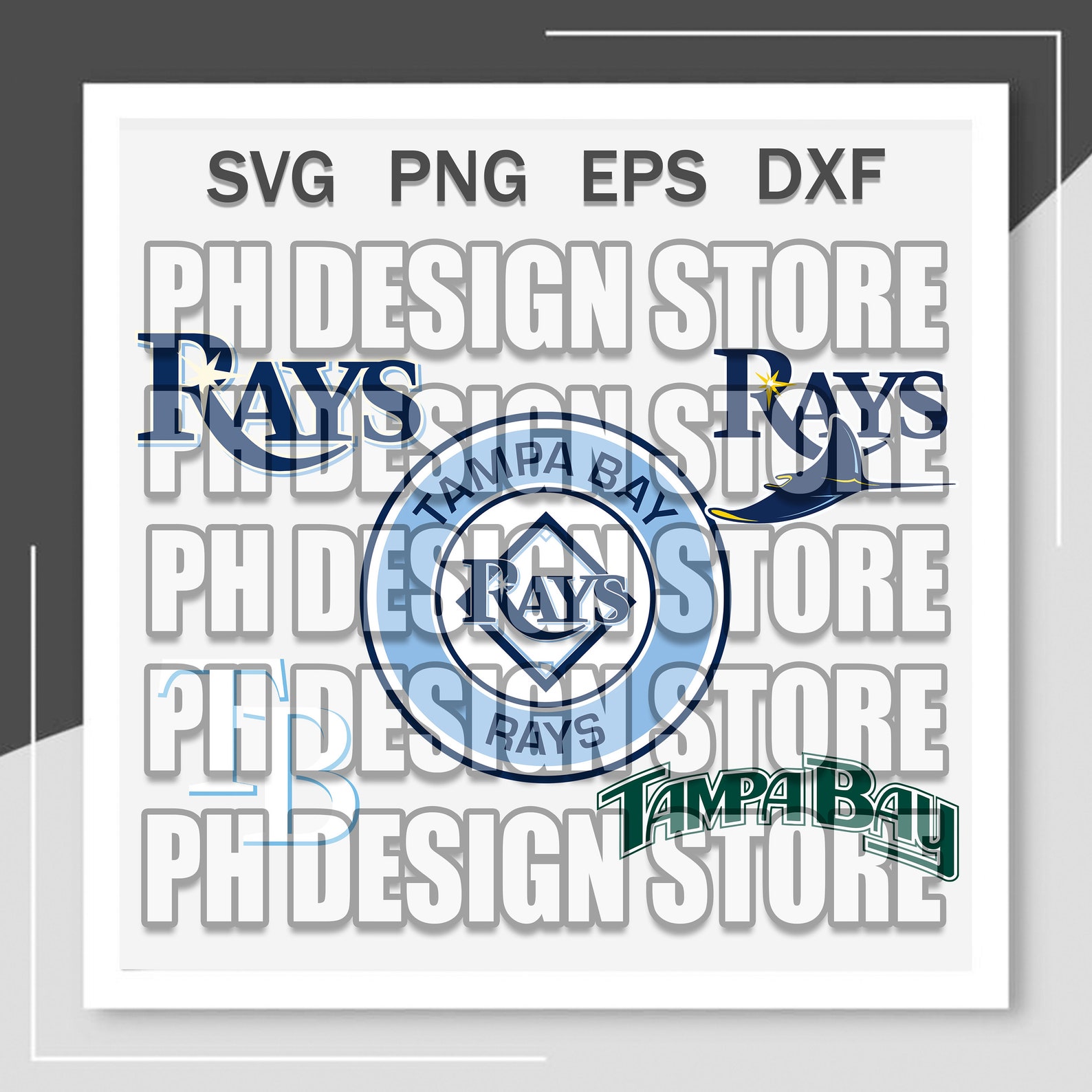 Tampa Bay Rayss SVG PNG Svg Sports Files Svg for Cricut Etsy