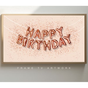 Alles Gute zum Geburtstag Rahmen Tv Kunst | Samsung Rahmen TV Kunst | Alles Gute zum Geburtstag Neutral Rahmen Tv | Samsung Geburtstagsrahmen (3840x2160)