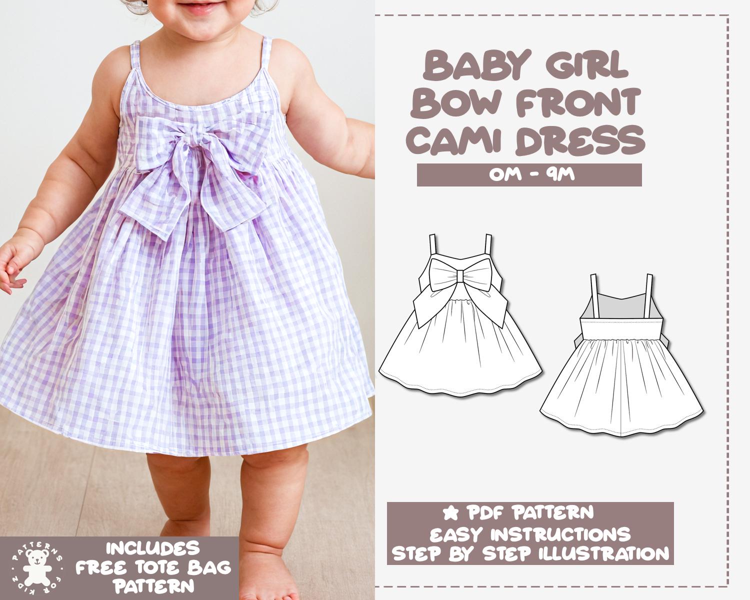 Easy baby girl dress pattern hot sale