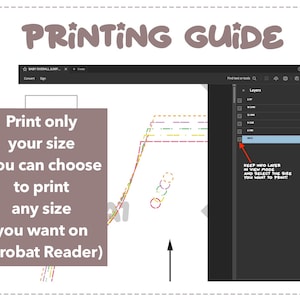 Baby Overall Jumpsuit sewing pattern printing guide.