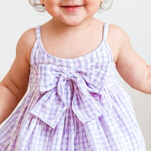 Baby Girl Bow Front Cami Dress Sewing Pattern 0M-9M Baby Dress PDF ...