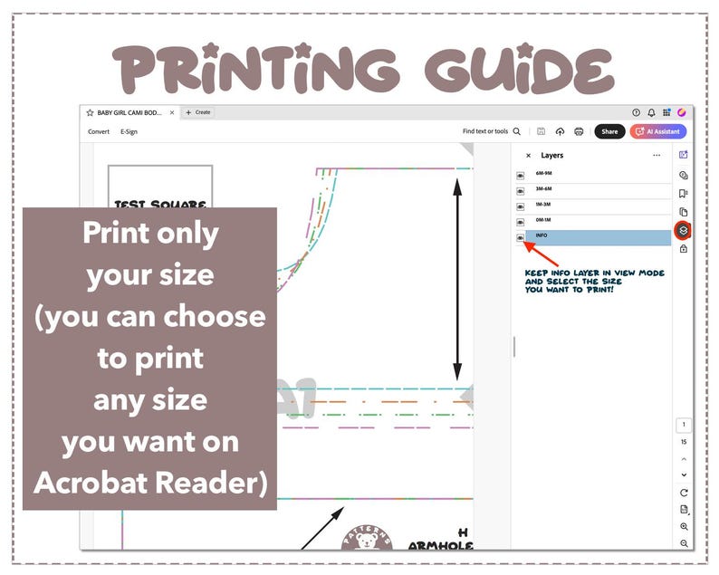 Baby Girl Dress Sewing Pattern Cami Bodysuit Dress PDF Pattern Newborn