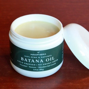 Pure Cold Pressed Batana Oil (No Burnt Odor) ‒ Natural & Organic from Honduras ‒ For Hair Growth ‒ 3.4 oz. (96 g)
