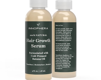 Batana Oil for Hair Growth ‒ With Jojoba Oil, Argan Oil, Lavender Oil ‒ Natural Thickening, Moisturizing, Strengthening Serum ‒ 4 fl. oz.