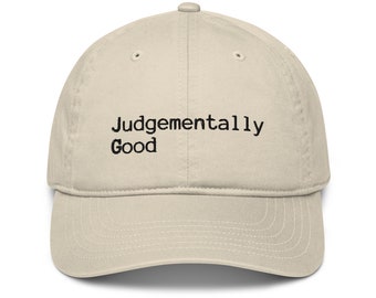 Judgementally Good Co - Unisex Baseball Hat (Sand)