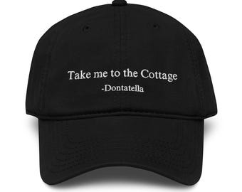 Take me to the Cottage - Donatella (Heated Rivalry) by Judgementally Good Co (Black, Navy & Maroon)