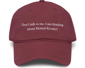 Don’t talk me, I am thinking about Heated Rivalry! (Heated Rivalry) by Judgementally Good Co (Black, Navy, Maroon)