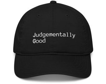 Judgementally Good Co - Unisex Baseball Hat (Black)