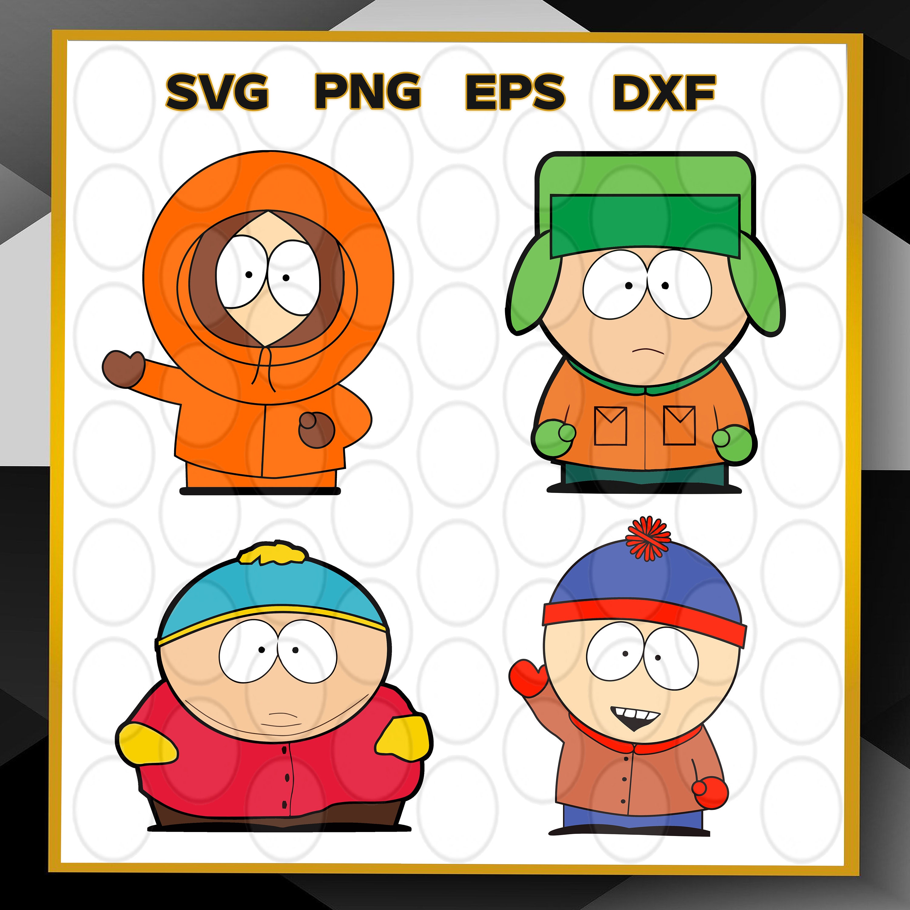 South Park Boys Sticker Bundle Pack of 4