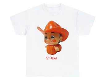 F Farms Cowboy 2 Unisex Heavy Cotton Tee