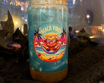 Beach Snow Globe Tumbler
