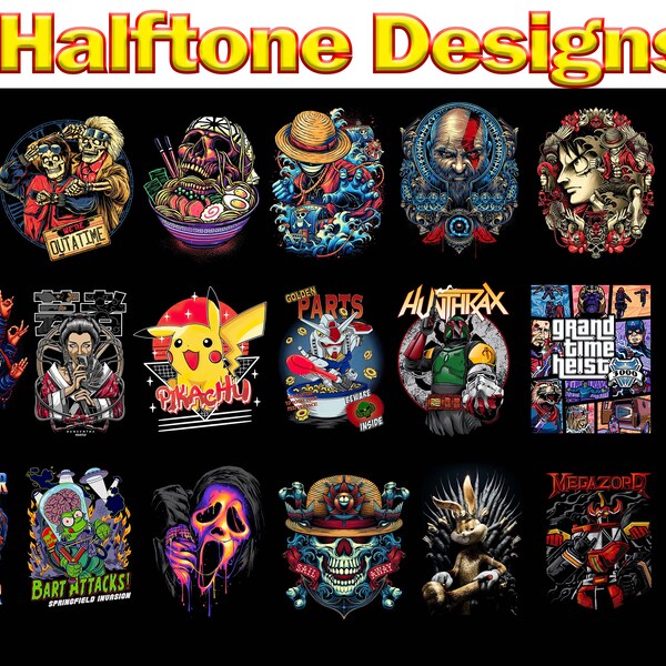 Dtf Halftone Etsy Dtf Halftone Etsy