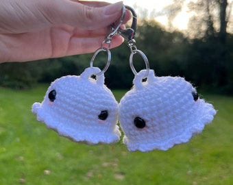 Crochet Ghost Bag Clip