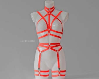 Abito Rave UV Neon, cintura Rave, accessori Rave