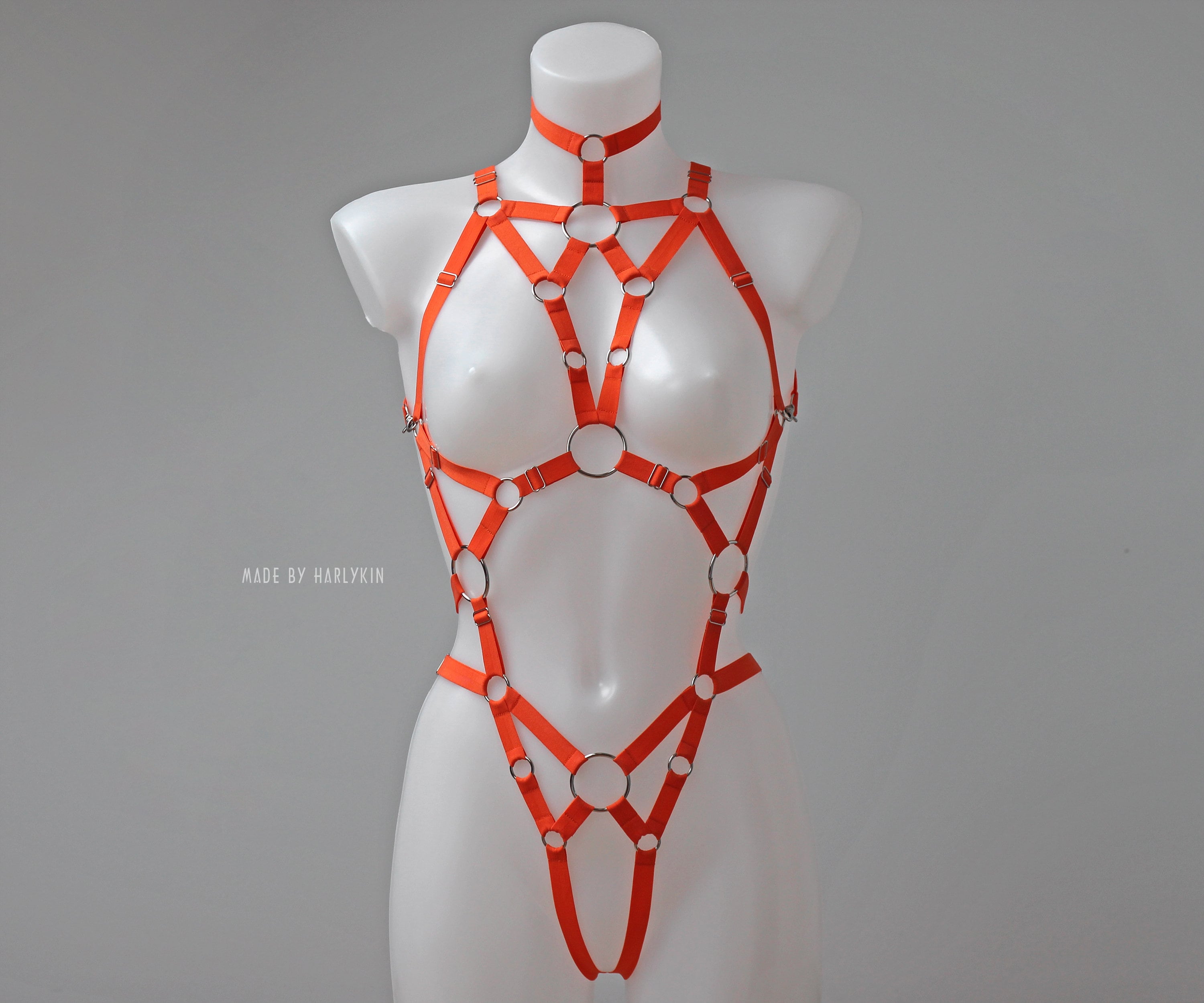 Cage Bodysuit Costume Fifth Element, Dance Outfit, Festival Clothing, Harness Lingeries, BDSM, Festival Lingerie, Body Cage, Custom Made
