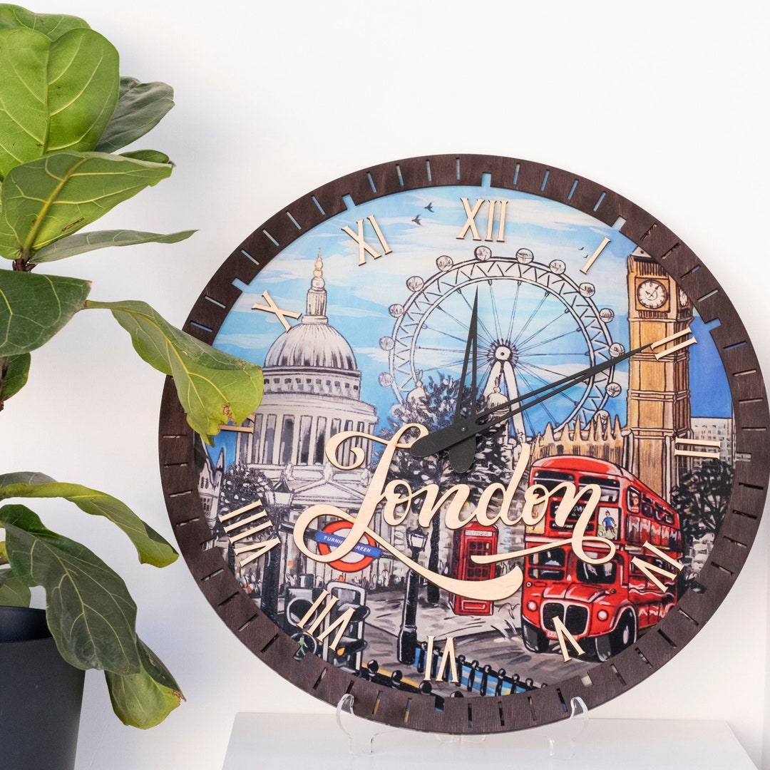 Big Ben Wall Clock London Wall Clock Modern Wall Clock Etsy