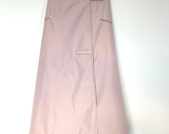 Horse riding skirt - long back 115 cm bright pink