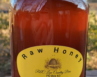 100% Local Raw Honey 32 oz