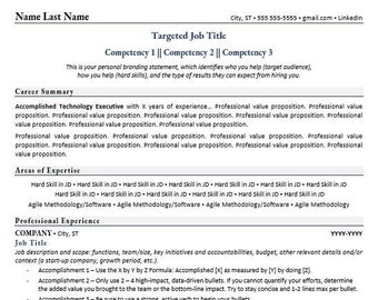 Tech Resume Template