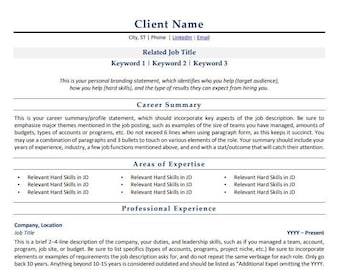 ATS-Friendly Resume Template