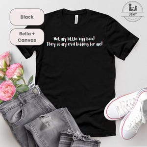 Hazbin Hotel Inspired Tee, Hazbin Hotel Egg Bois Quote Shirt, Funny, Alastor Tee, Demon Cartoon Fan Gift, Unisex T-Shirt, Hazbin
