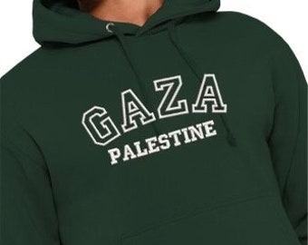 Palestine Gaza Sweatshirt Embroidered Palestine Arabic name jumper Palestine freedom Ghaza Protest Shirt Hoodie sweatshirt etc many colours