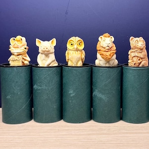 Vintage Harmony Kingdom Trinket Box | Choice of Animal Figurine, Keepsake Compartment