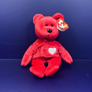 Seltene TY Beanie Valentina Bär - 1998 Valentine&#39;s Edition