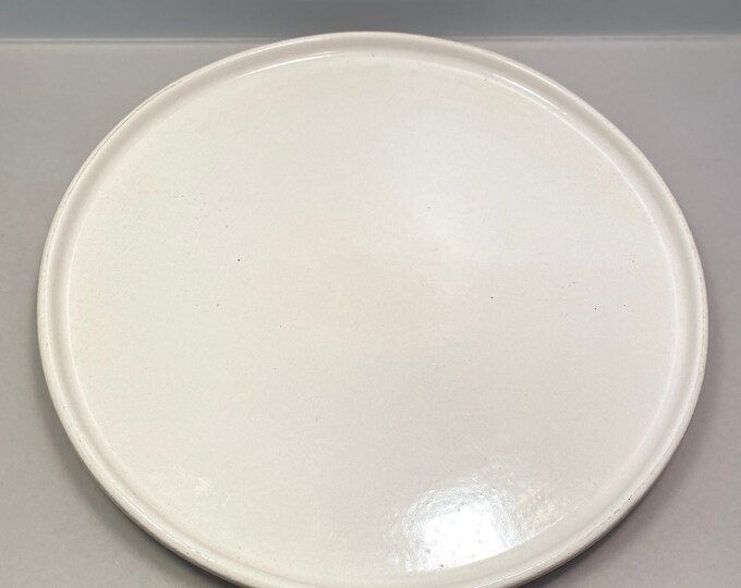 Pizza Pan Stoneware Robinson Ransbottom Pottery RRP 00 Cream Stoneware