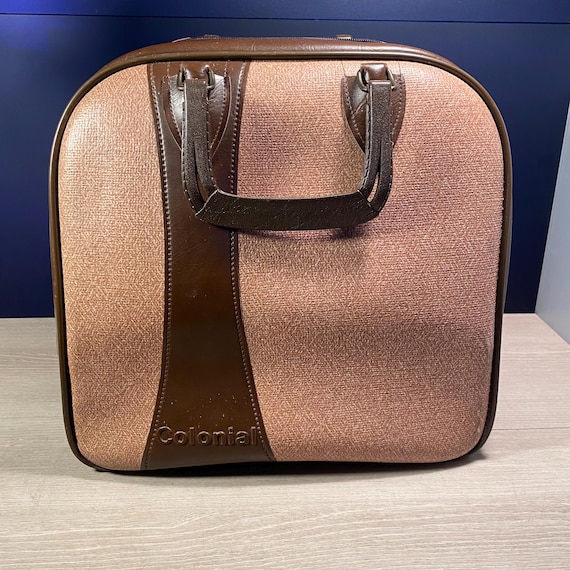 Vintage Bowling Bag: Retro Colonial Faux Leather 1-ball Carrier - Etsy