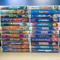 Vintage Disney VHS Tape Lot, Choice of 40 Plus Vintage 80s 90s Classic Children's Movie Collection, Walt Disney Movies VCR Home Video