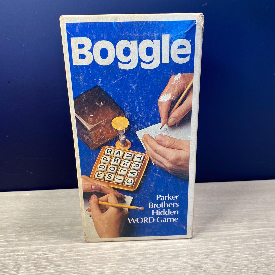 Vintage 1976 Boggle Game: Parker Brothers Classic Word Game - Etsy
