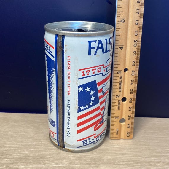 ヴィンテージ 1976 ファルスタッフ センテニアル ビール缶 - 愛国心