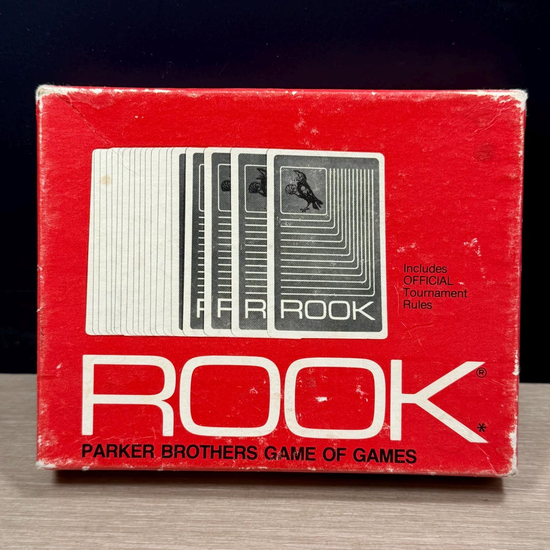 Vintage 1970s Rook Card Game: Parker Brothers 