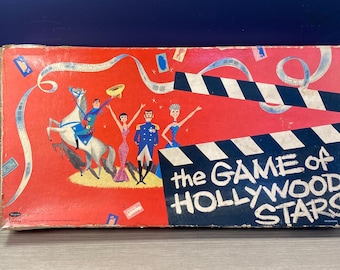 1955 Le jeu des stars d'Hollywood | Jeu de société rétro Whitman