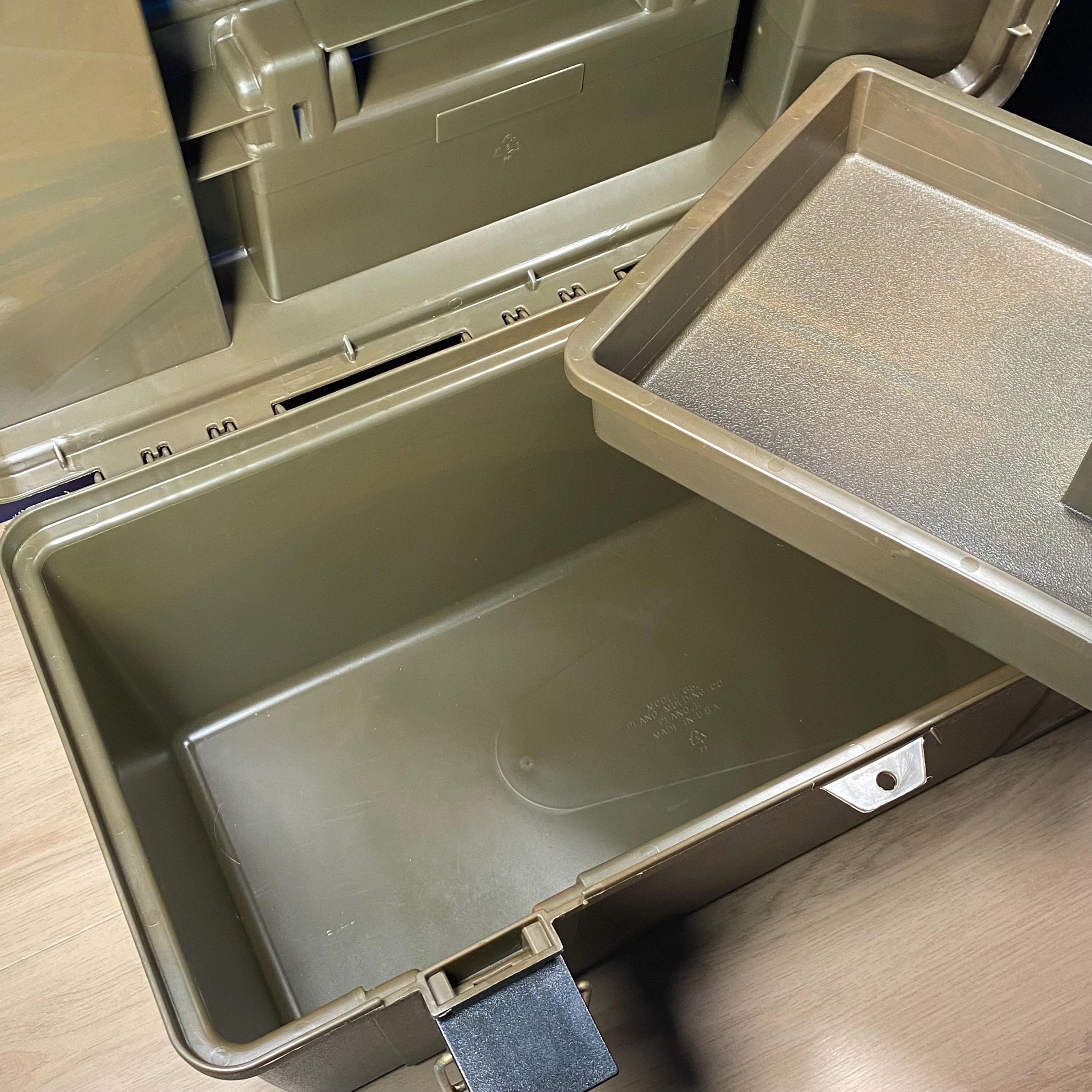 Boîte De Pêche Vintage Plano 3300 – Beige – Jamais Utilisée – États-Unis
