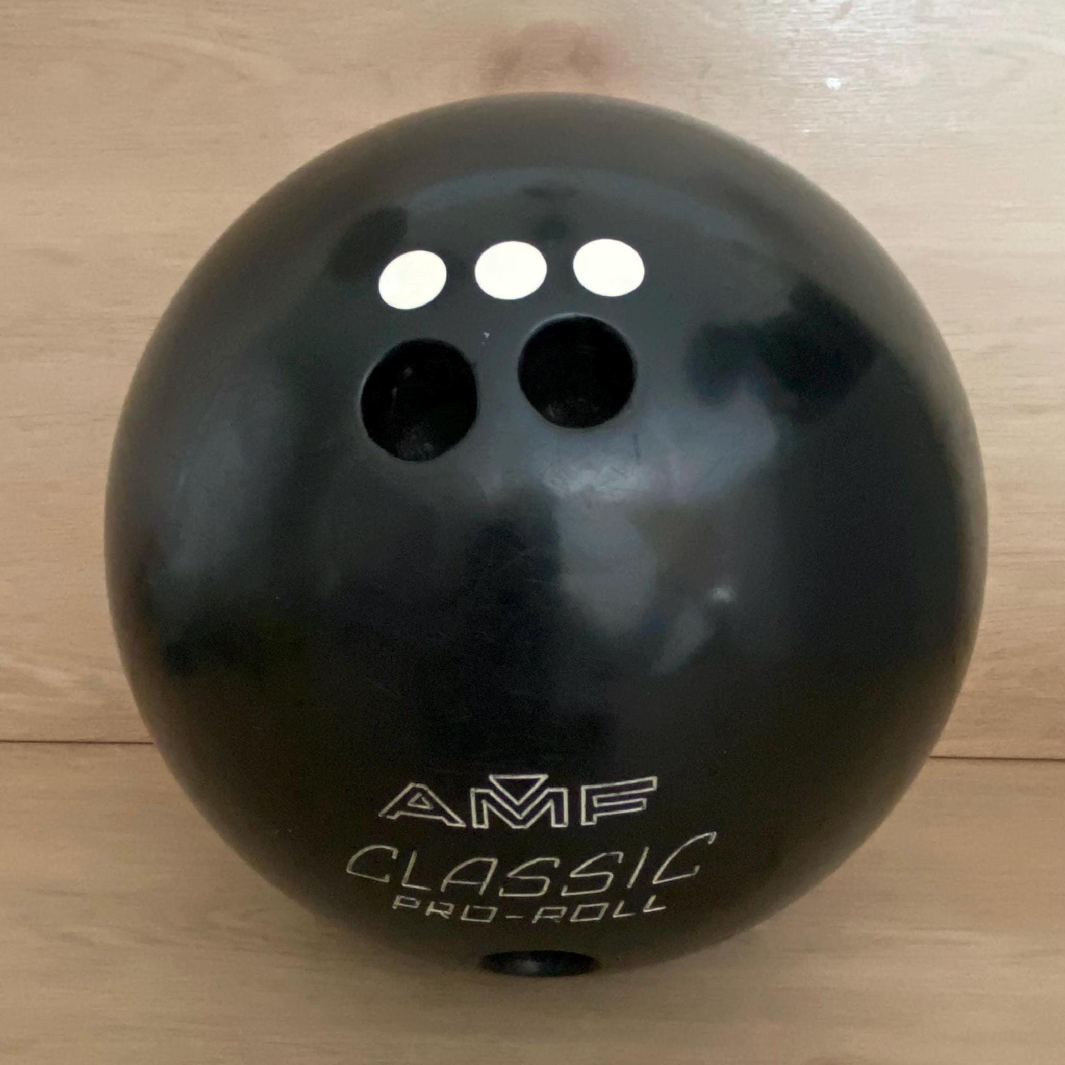 ビンテージ AMF クラシック プロロール ボウリング ボール、15 ポンド