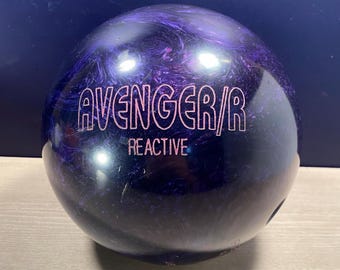 ボウリングボール ヴィンテージハンマー パープルパール ウレタン