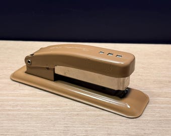 Agrafeuse De Bureau Vintage ACE LINER N°502 - Bakélite Marron - Chicago - Occasion