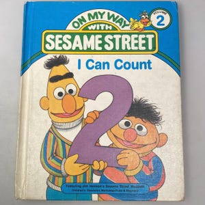 Vintage Sesame Street Book: I Can Count, Jim Henson Muppets