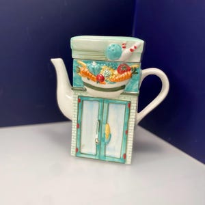 Vintage Teapot Twinings Salad Bowl Teapot 2in1 with Lid - Collectible Kitchen Decor