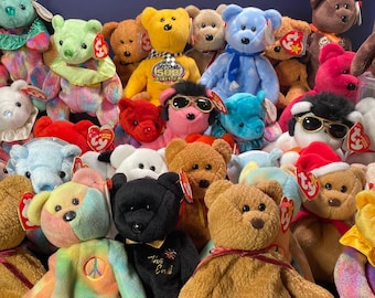 Mystery Ty Beanie Babies: Original Plush Toy Collection - Etsy 日本