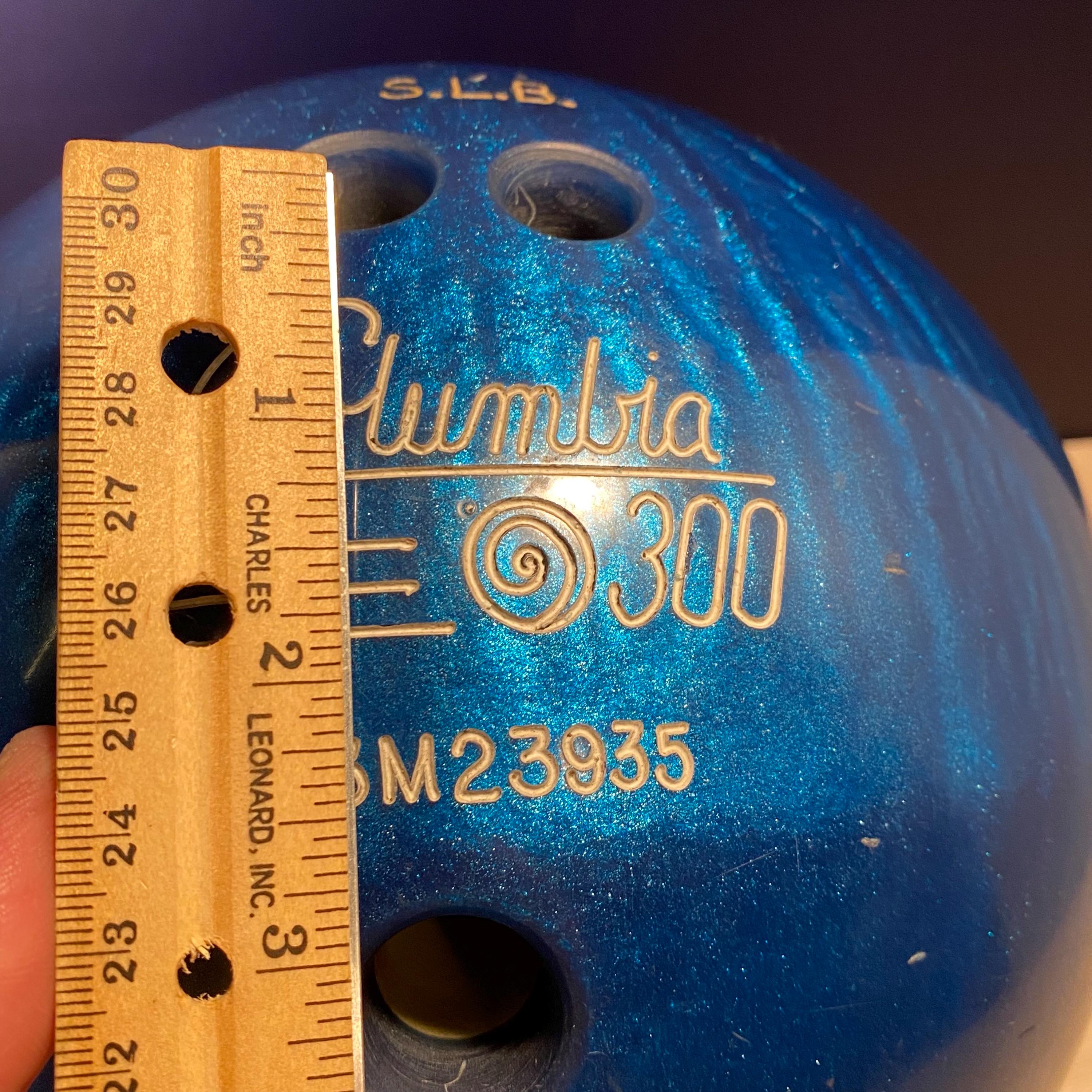 コロンビア300 &コードブルー&レボリューション ヴィンテージ コロンビア 300 ブルー スワール ボウリングボール、8