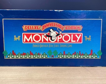 Monopoly - Deluxe 50th Anniversary Edition - Parker Brothers