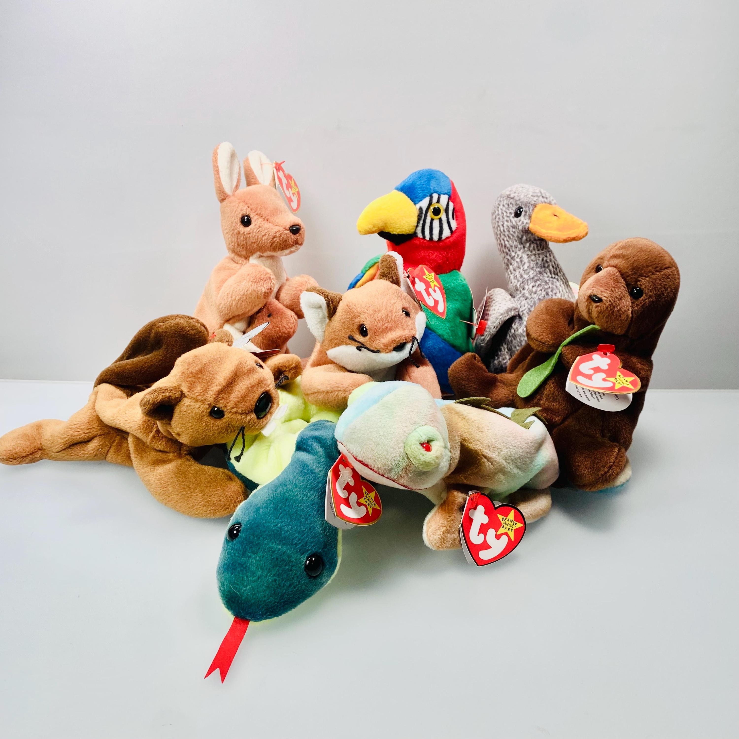 希少な廃盤TYビーニーベイビーコレクション：タグ付き1990年代